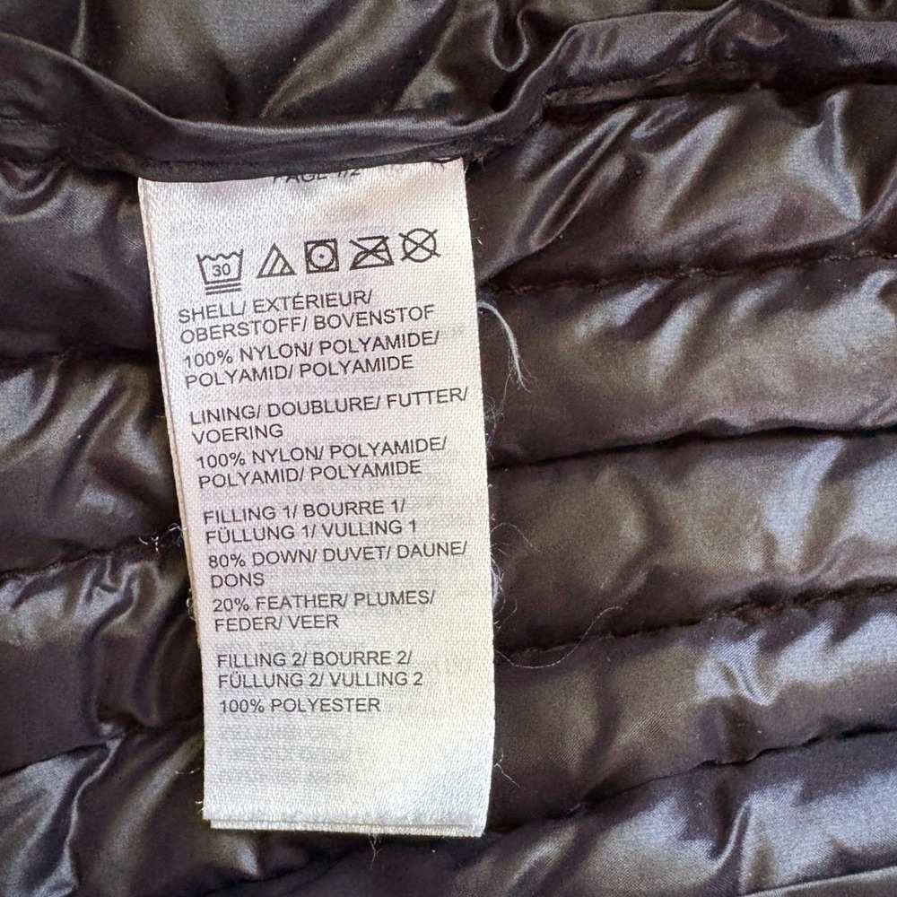 Saks Fifth Avenue Long Hooded Down-Filled Puffer Coat, Black, Small, Luxury - Picture 6 of 9